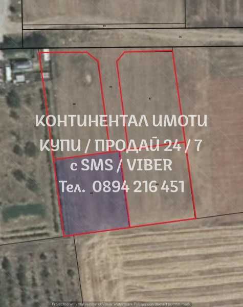 коддд 62797. 4 парцела от 530-620м2 до асфалтова улица, ток, вода