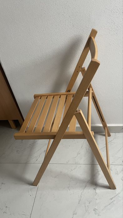 Scaun pliant lemn - fag natur