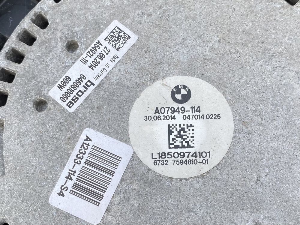 Electroventilator / Termocupla / Ventilator BMW Seria 5 7 F10 F11 F01