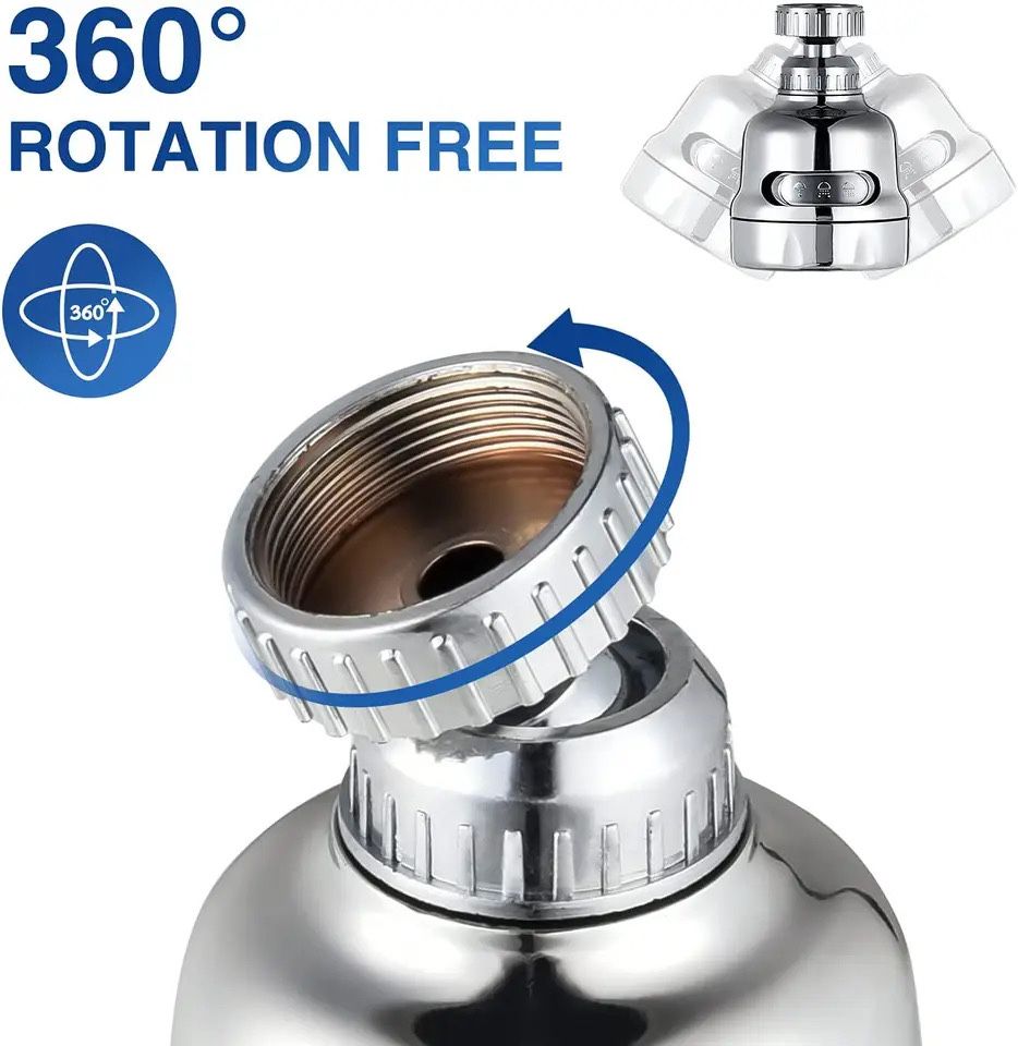Aerator, cap, extensie robinet de bucătărie 360 ​​de grade