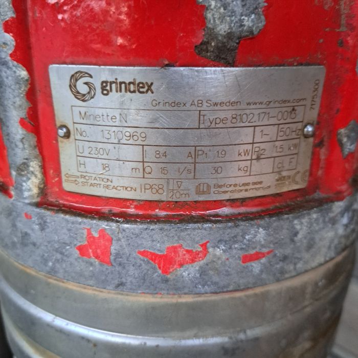 Pompa Apa Murdară Grindex 1.9 kw