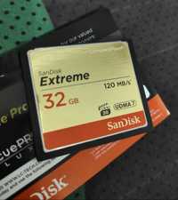 Compact flash SanDisk Extreme CF 32 Gb / Карта памяти CF / CF