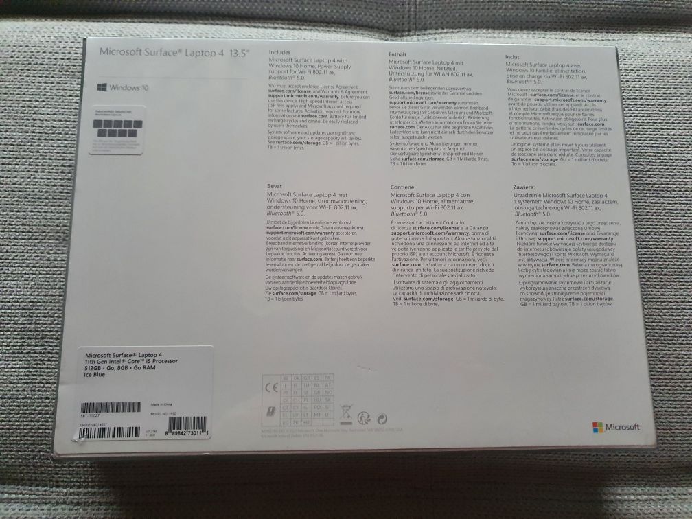 Vând laptop Microsoft Surface 4.13.5"