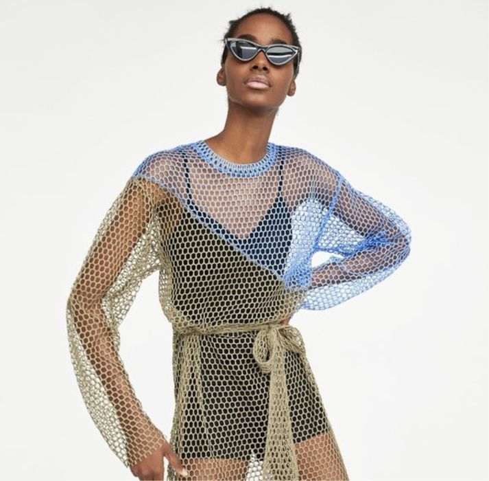 Rochie de plasa Zara