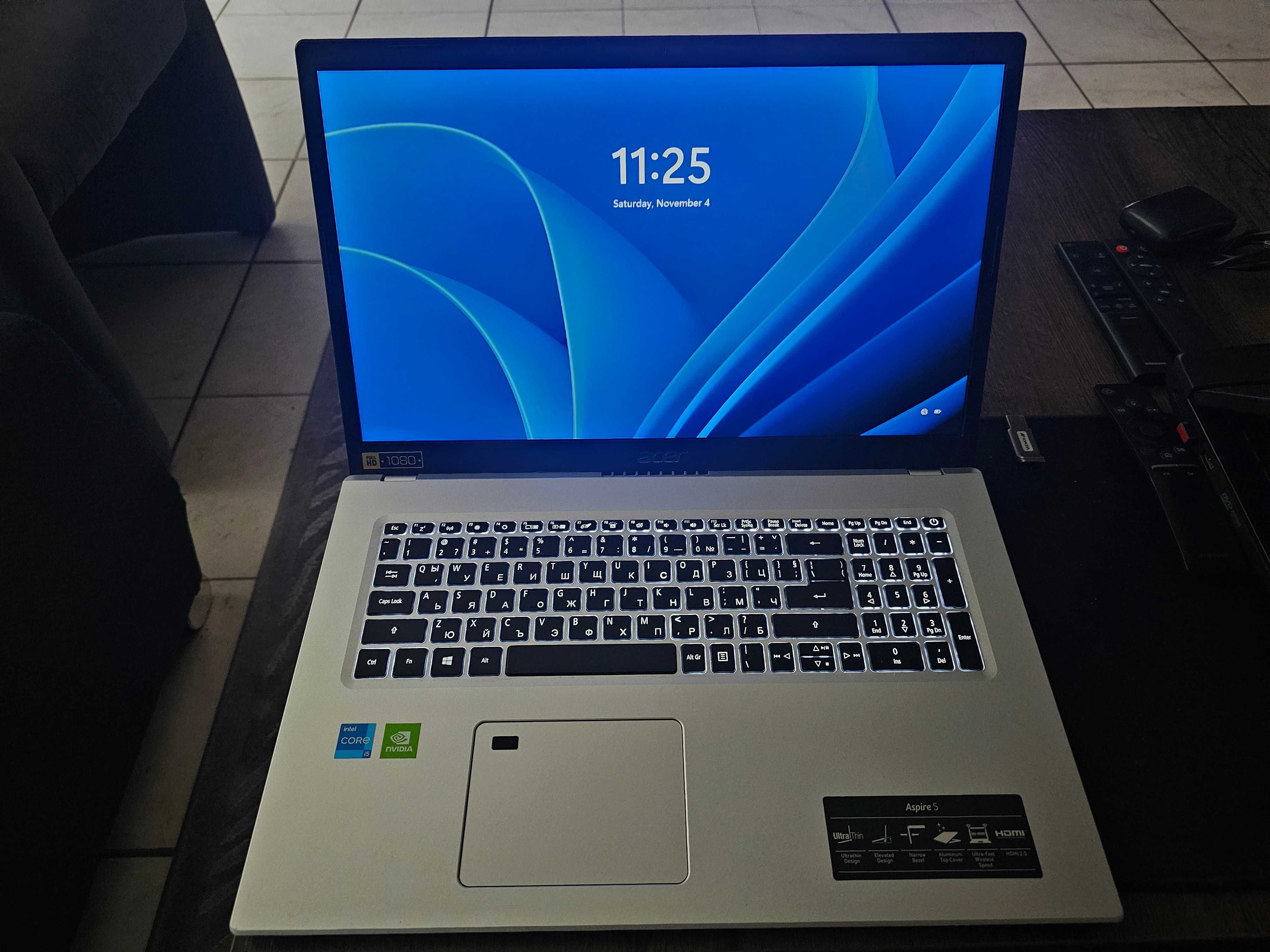 Продавам лаптоп Acer Aspire 5 517-52G и лаптоп HP 470 GB