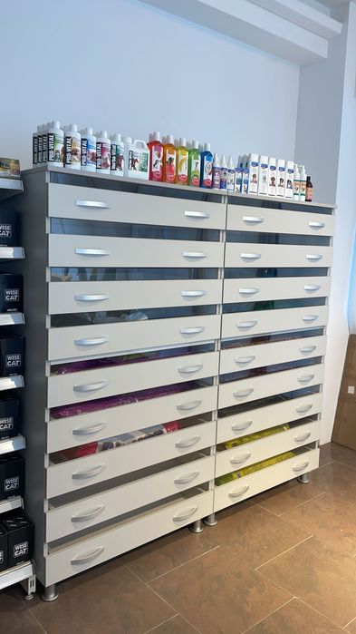 Cuve cu sertar pentru petshop