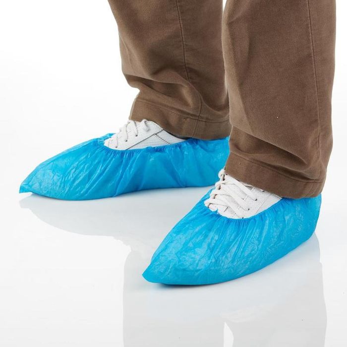 Бахилы синие (10 микрон)