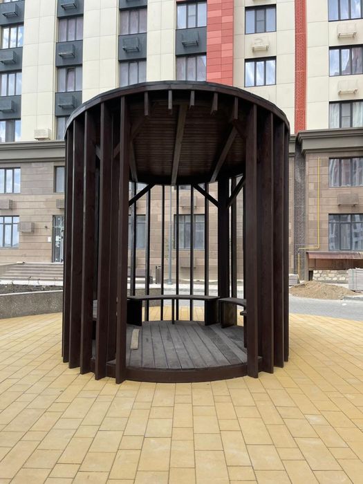 Беседки качели перголы навесы террасы из дерева