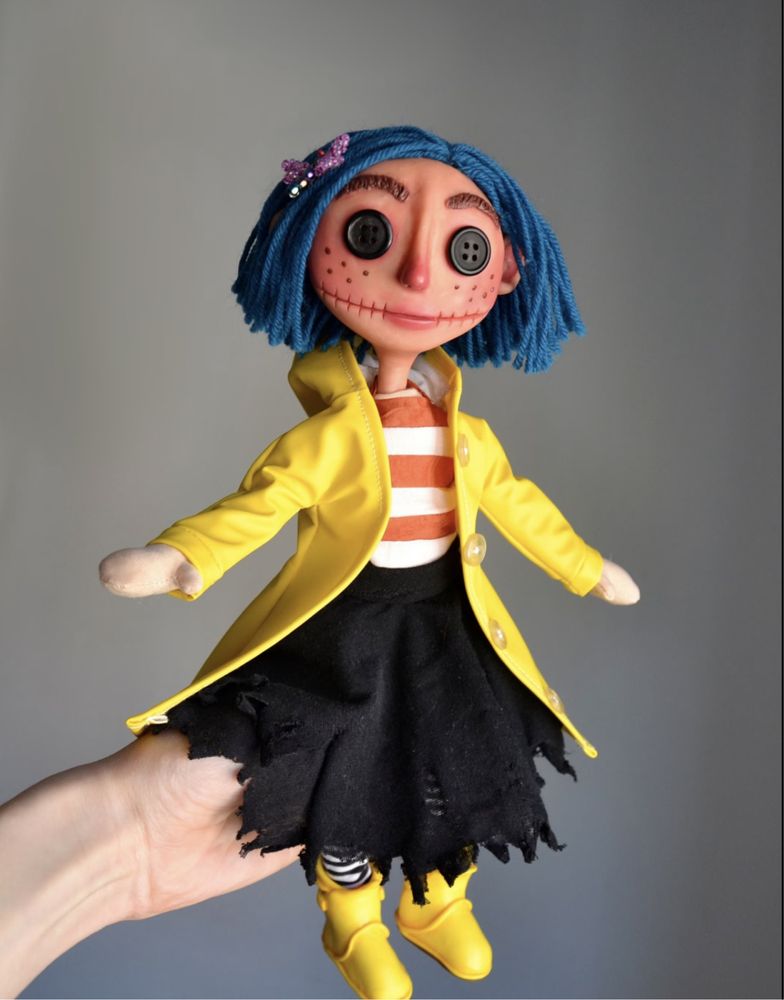 Куклы в стиле “CORALINE” на ЗАКАЗ / Куклы из полимерной глины на ЗАКАЗ