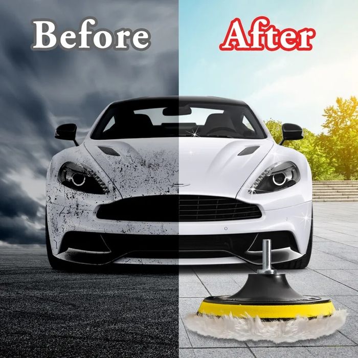 NOU SIGILAT Set polish mașina 3 bucăți detailing