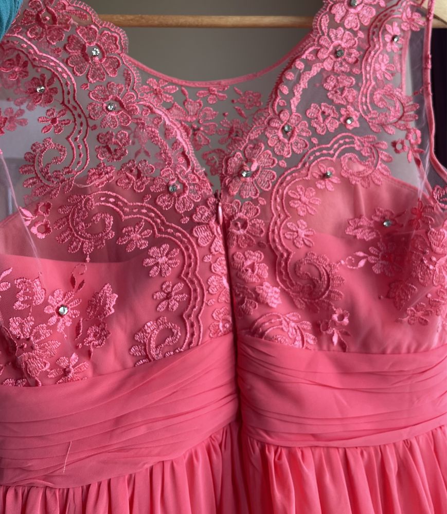 Rochie roz S-M nunta/botez/evenimente