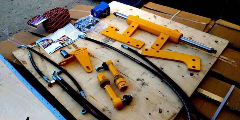 kit u650 servodirectie pentru romanesc u650 cu cilindru si pomopa FXYT