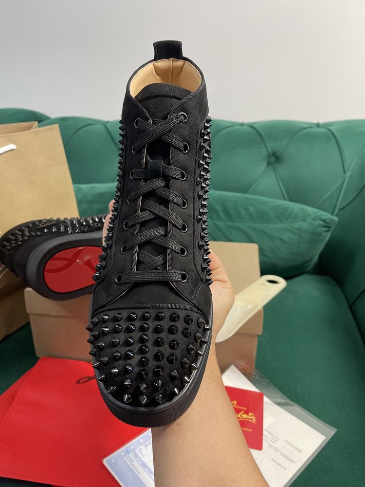 Adidasi Christian Louboutin piele naturala 100% Full Box colectie noua