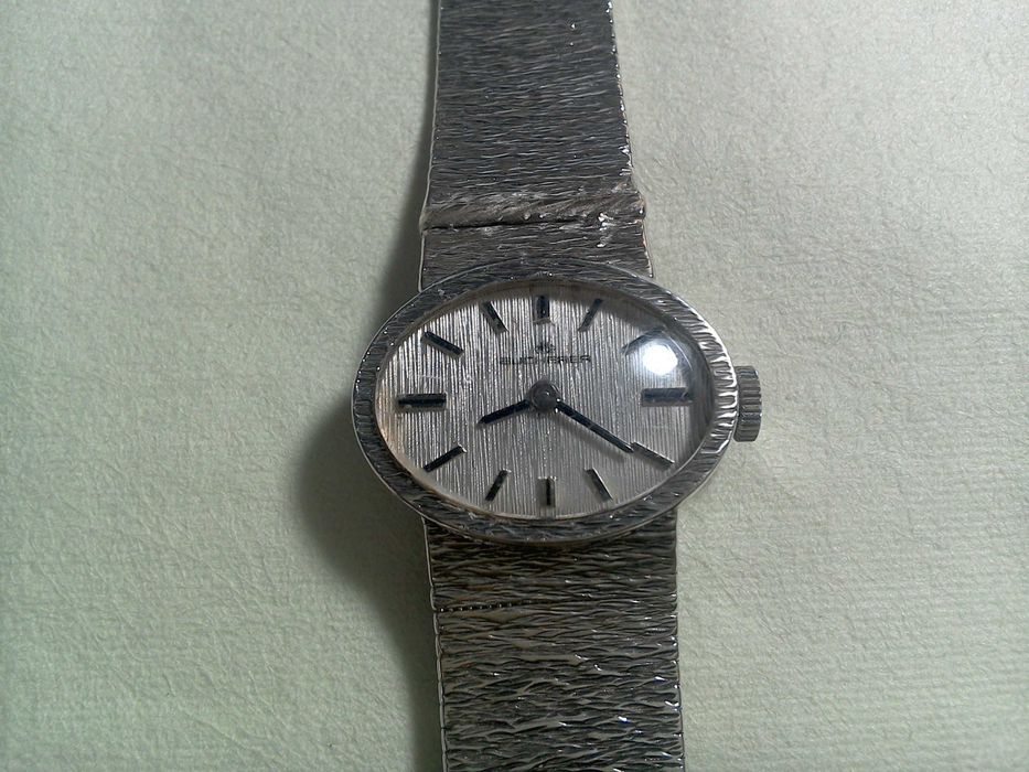 Ceas Elvetian vintage mecanic -Bucherer - carcasa, brățara argint 925