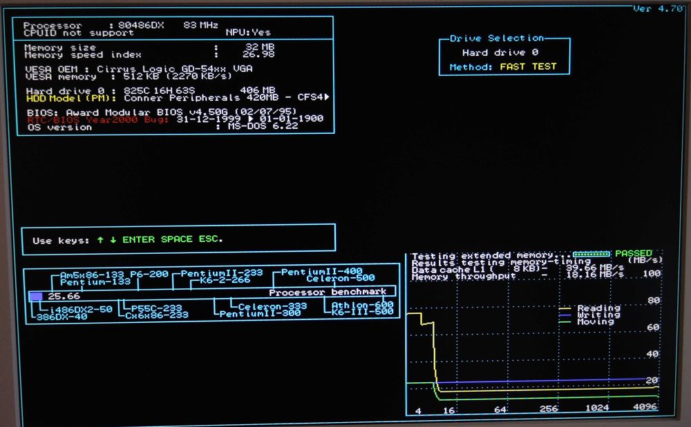 80486 Placa de baza PowerTech MB457 UMC UM8498F Testat