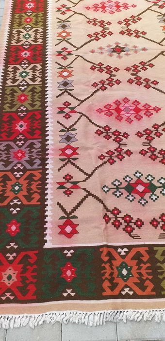 УНИКАТ , Чипровски Килим  "ЛОЗИЦАТА", Античен, 150-годишен, СКЪП.