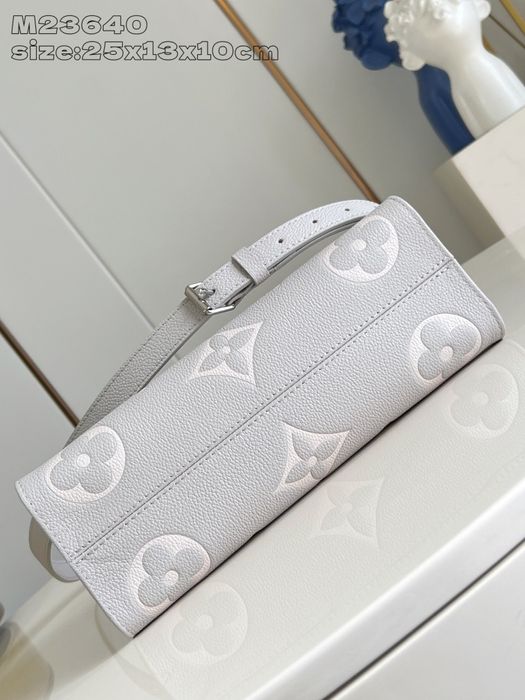 Geanta Louis Vuitton East West 25cm gri, tip Premium