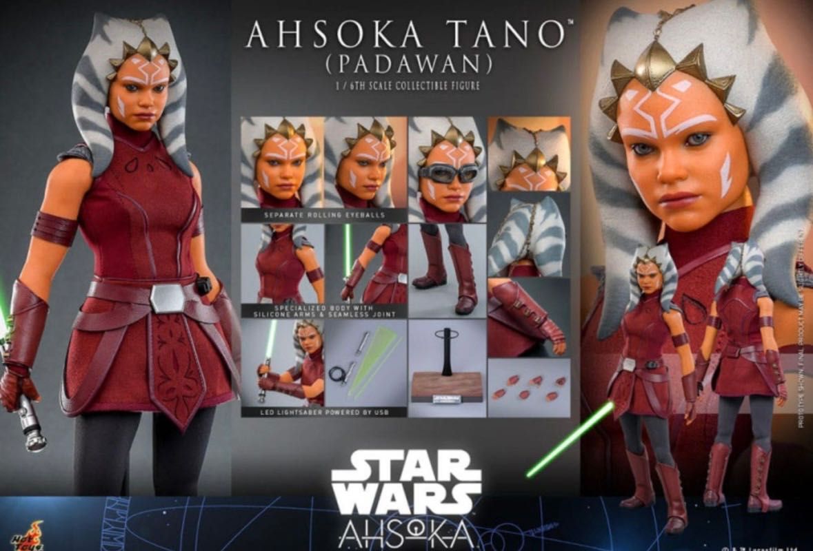 Star Wars Ahsoka Tano 1/6 Hot Toys Фигура Колекция Екшън
