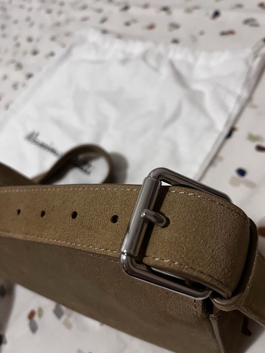 Велурена чанта Massimo Dutti