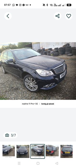 Piese cutie punte spate volan ușa capota bara stop haion Mercedes w204