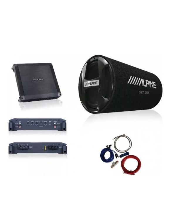 Vand subwoofer alpine cu statie