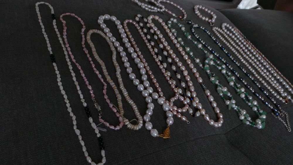 vand coliere/bratari din perle naturale