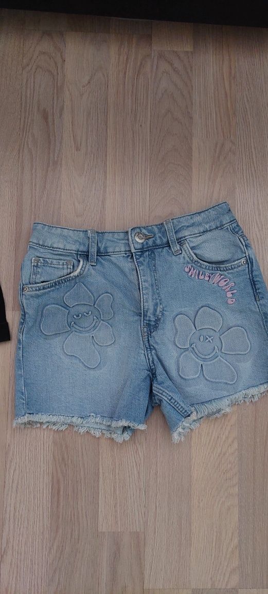 TOMMY HILFIGER нова оригинална блуза пролет/лято 8-10 г, HM къси дънки