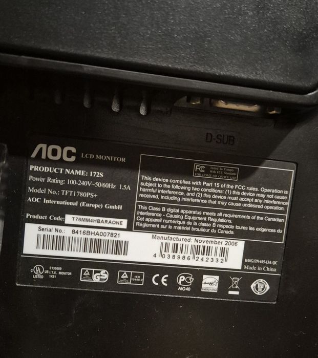 Monitor AOC Eyes Value