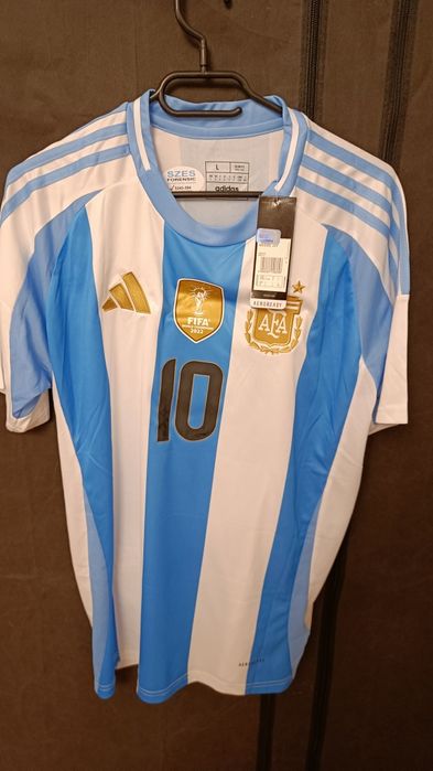 Tricou Leo Messi 10 Argentina cu autograf