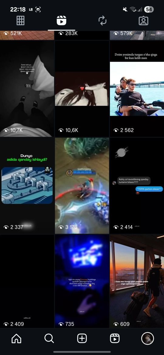 Instagram akkount sotiladi 70ming