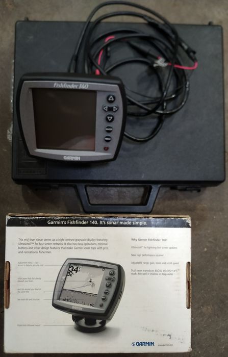 Сонар Garmin Fishfinder 140 , сонда Airmar P58