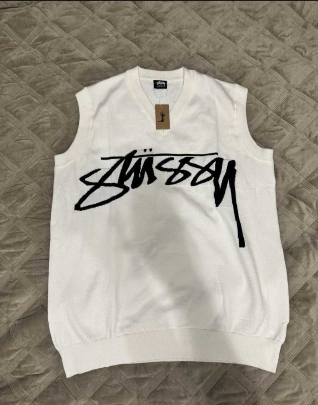 Вязаная жилетка Stussy
