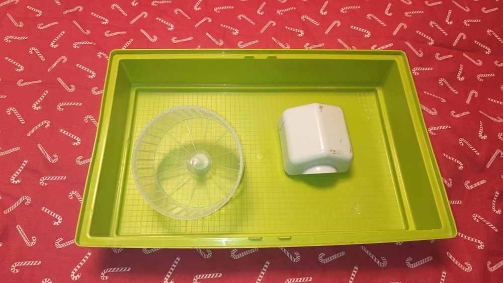 Cușcă hamsteri Ferplast+rotita+adăpost