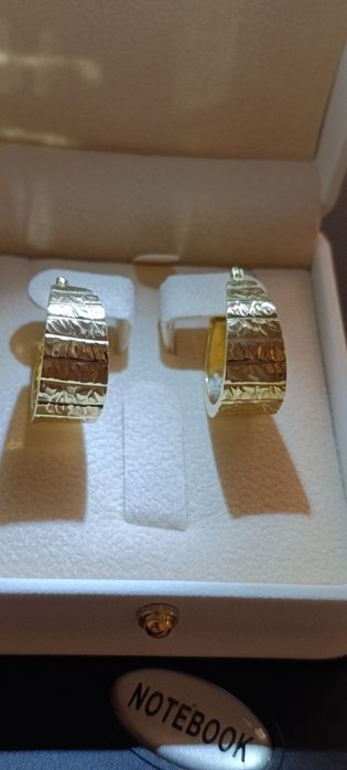 Золотые серьги цвет жёлтый, проба 585,вес 4,14 гр