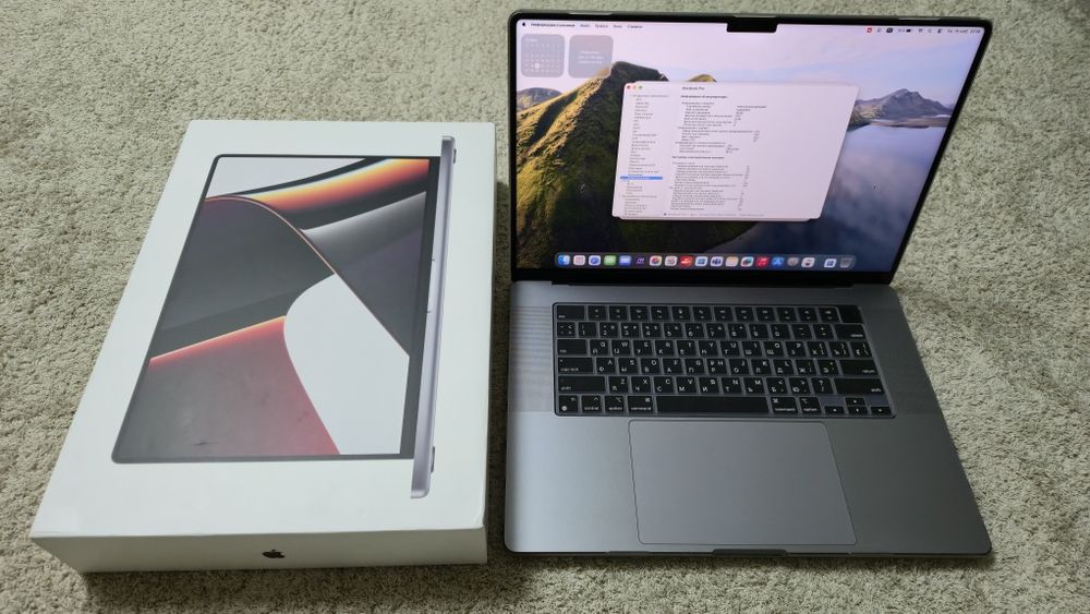 Продам Macbook Pro 16 на M1 (16Gb SSD 512Gb)