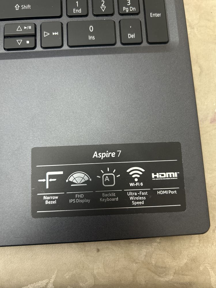 Корпус Acer aspire в идеальном состоянии.