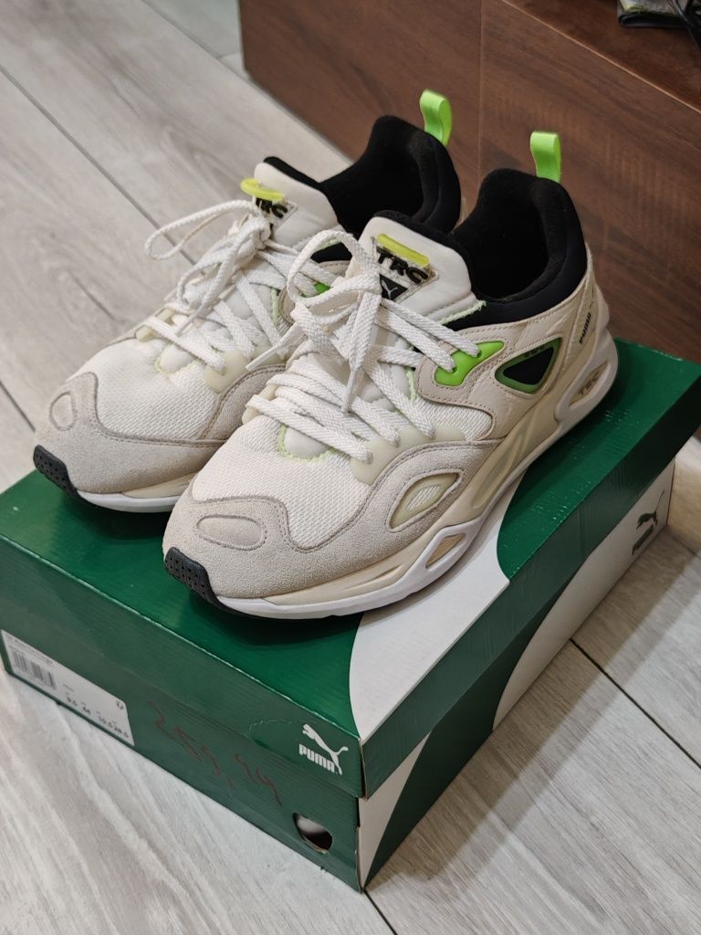 Puma TRC White Green