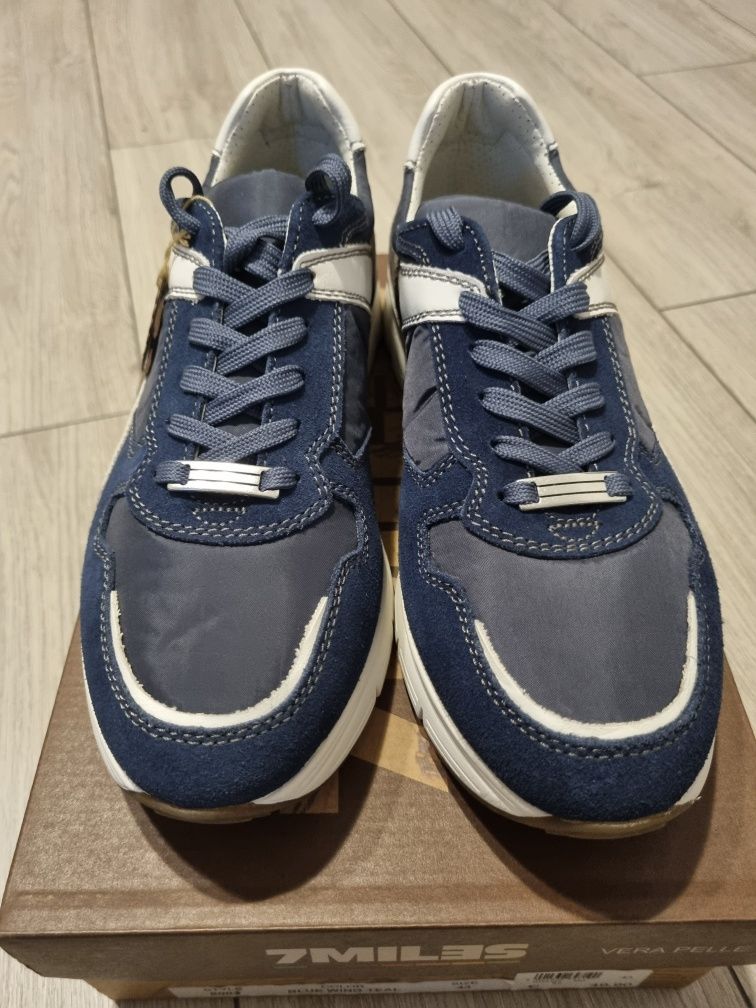 Sneakers barbati piele naturala 7Miles