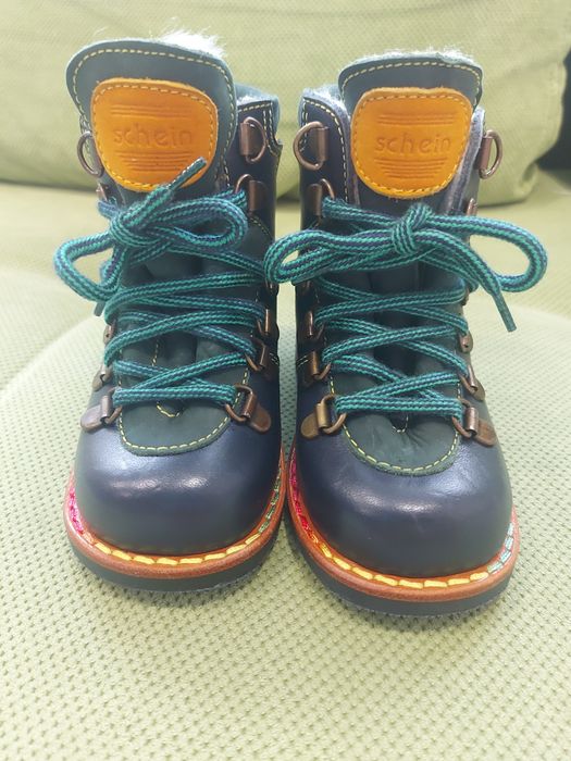 Детски боти от естествена кожа номер 21