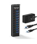 HUB 10 Usb Port RSHTECH 3.1, 10Gbps Transfer, Sigilat