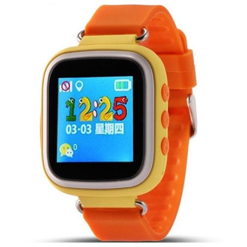 Ceas Smartwatch cu GPS Copii iUni Kid90, LCD 1.44 Inch, Portocaliu