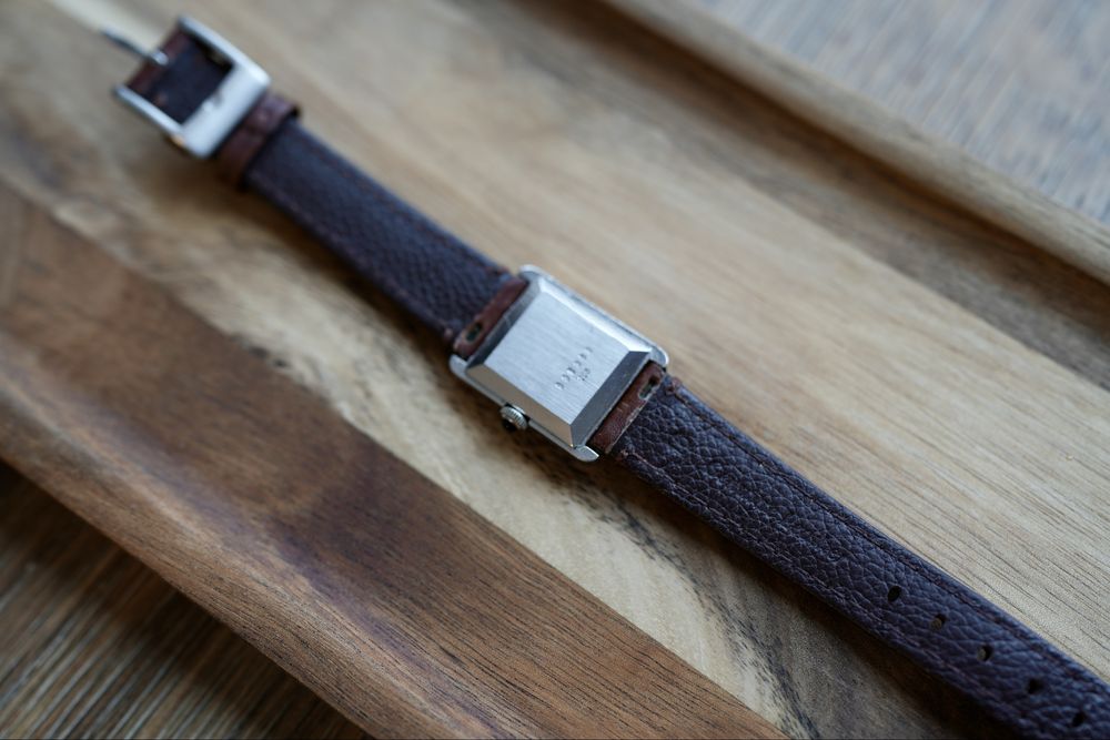 Ceas vintage mecanic Dugena, stil Cartier Tank, unisex, Swiss made