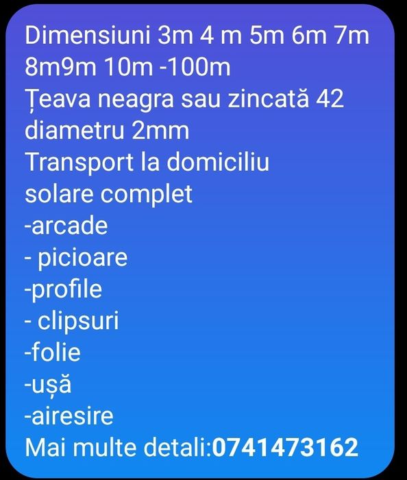 Solare la doar 70lei mp