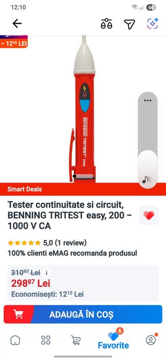 Tester de tensiune benning