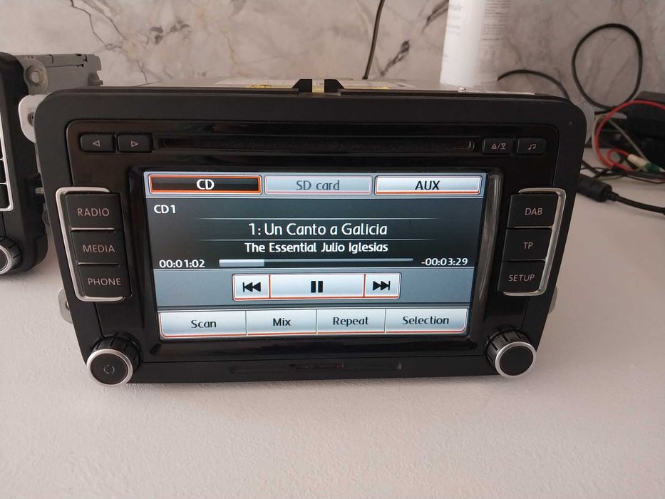Radiocasetofon original VW Passat B6, Golf 5/6 RCD510