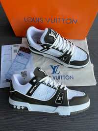 Adidasi Louis Vuitton Trainer Dama Black&White