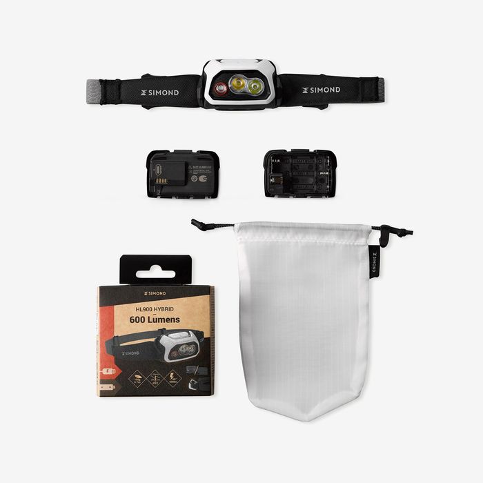 Lanternă Frontală Reîncărcabilă Hl900 Usb - produs resigilat Decathlon