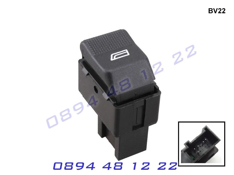 Бутон Копче Ел Стъкла Пасажерски VW Seat Сеат Polo Поло Ibiza Ибиза