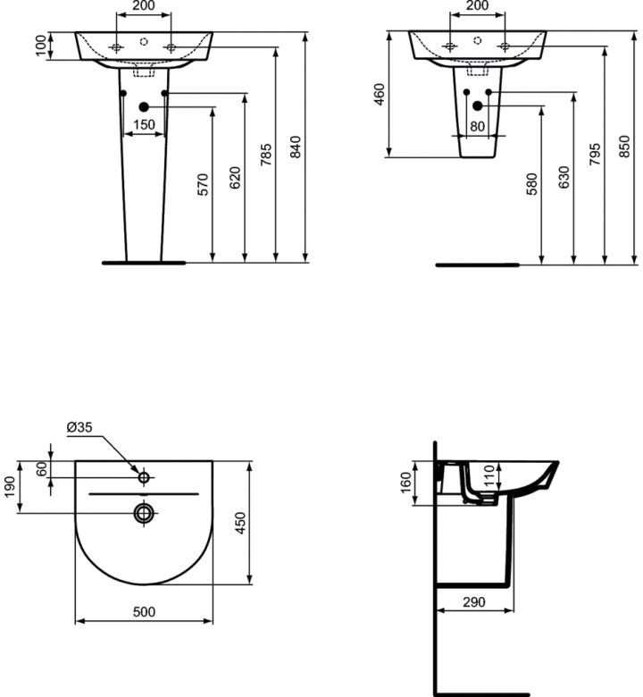Мивка Ideal Standart и смесител InterCeramic