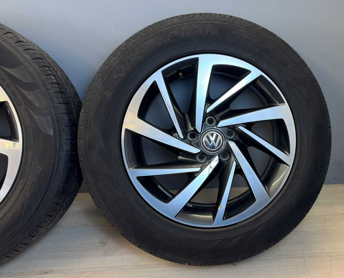 Roti/Jante Volkswagen 5x112 215/65 R17 Tiguan bicolore, Passat, Golf